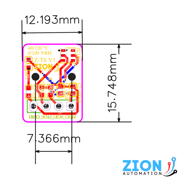Copy of Blue and White Modern Qr Code Flyer Sensor de Temperatura e Umidade Z-TS V1