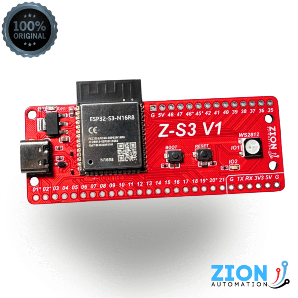 Placa de desenvolvimento Z-S3 V1 Zion Automation