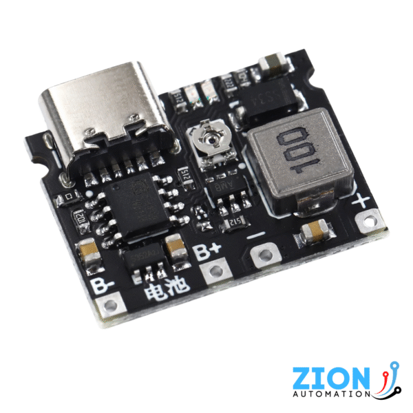 Módulo Carregador de Bateria Lítio TP4056 com Step Up Booster Integrado