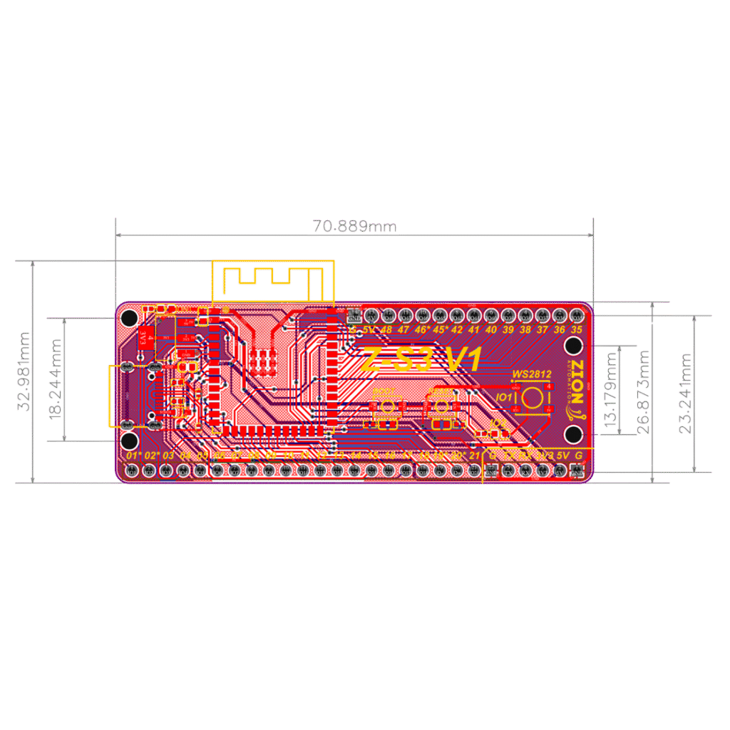 Z-S3 Placa Desenvolvimento