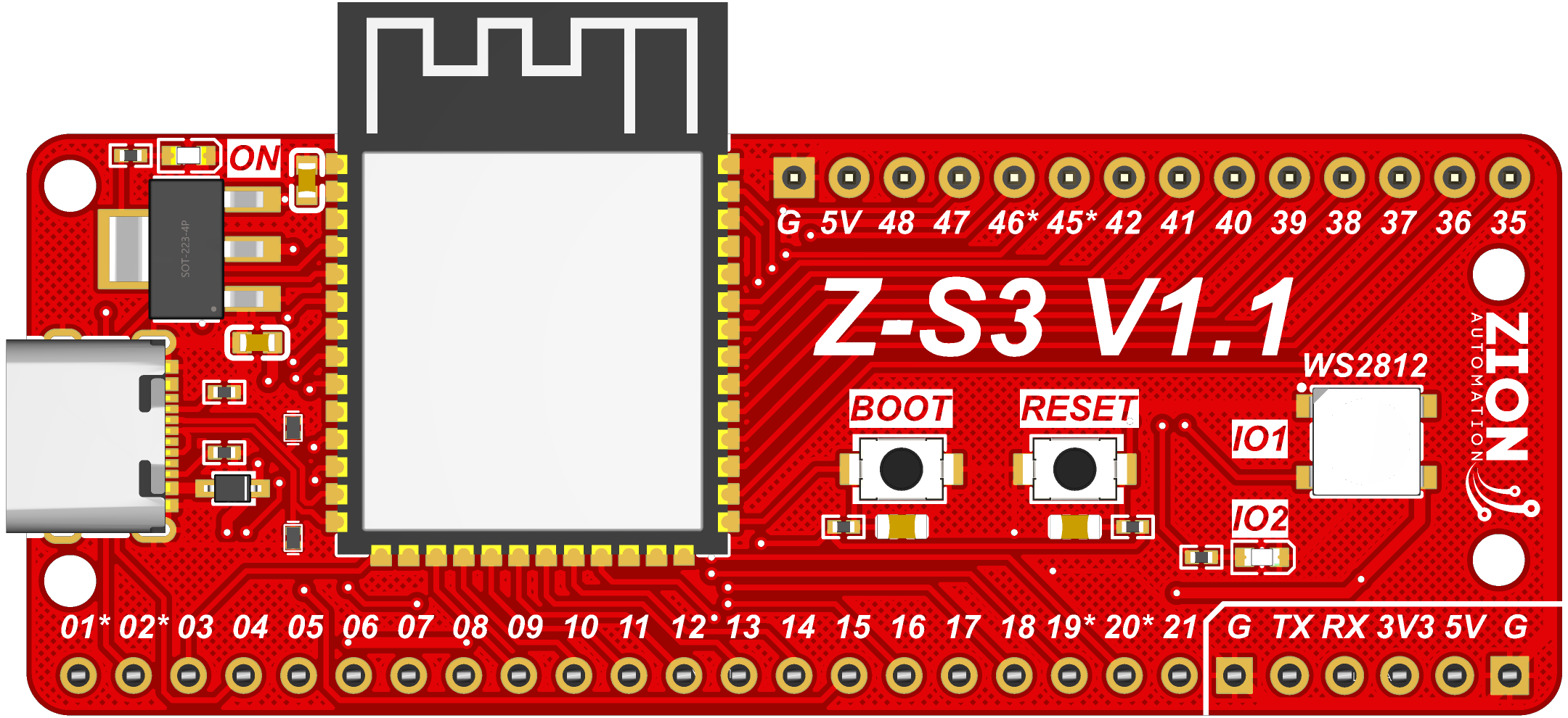 Z-S3 V1.1 vista de cima
