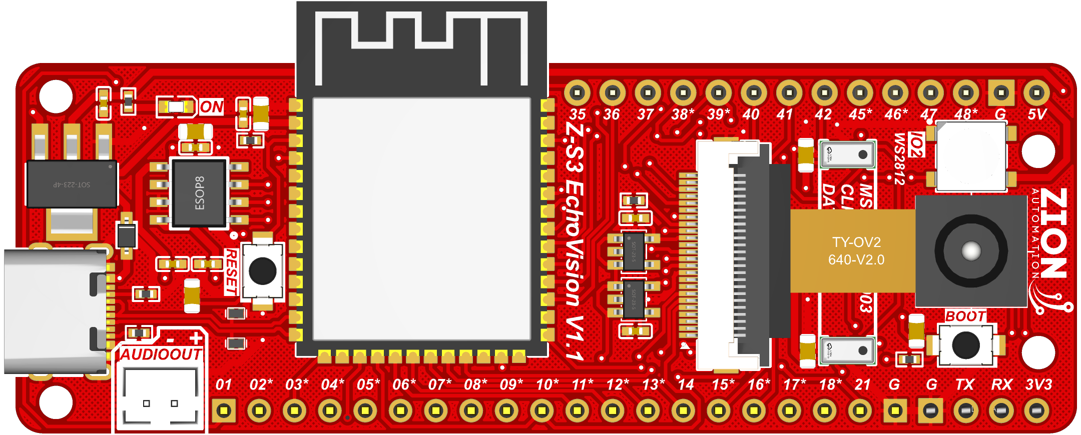 Z-S3 EchoVision, vista em detalhe